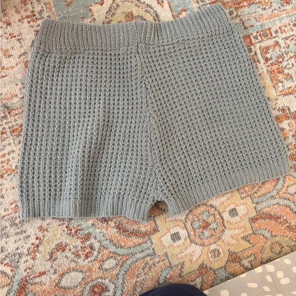 Coastal knit shorts in light blue size large! - Picture 6 of 6